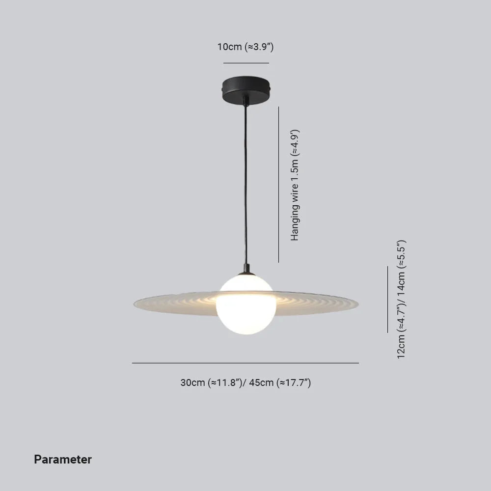 Elegant Minimalist Black Pendant Light with Adjustable Chain for Modern Interiors 6