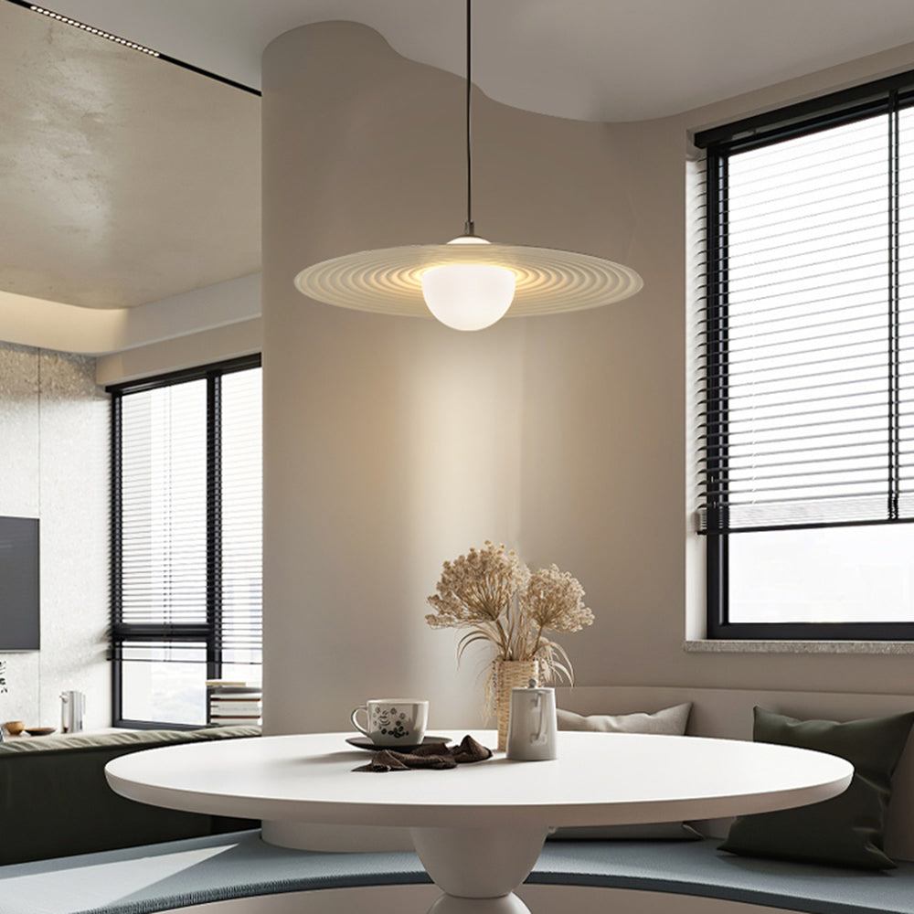Elegant Minimalist Black Pendant Light with Adjustable Chain for Modern Interiors 7