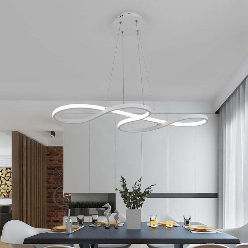 Elegant Musical Note Pendant Light with Adjustable Brightness | Modern Black Pendant Lighting for Artistic Interiors 5