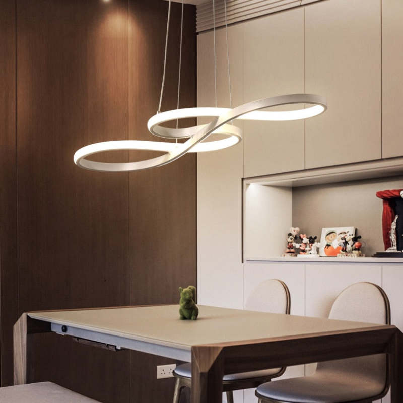 Elegant Musical Note Pendant Light with Adjustable Brightness | Modern Black Pendant Lighting for Artistic Interiors 8