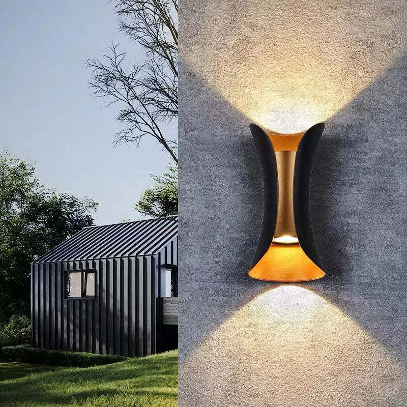 Elegant Outdoor LED Wall Lamp | Waterproof Aluminum Design for Enhanced Ambiance 0