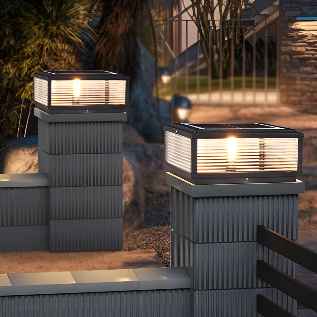 Elegant Outdoor Light | Solar Garden Lights with Modern LED Design | Energy-Saving Landscape Lighting for Ambience 2