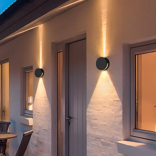Elegant Outdoor Wall Lamp | Modern Round Glass Design with IP65 Waterproof Rating for All-Weather Durability 0