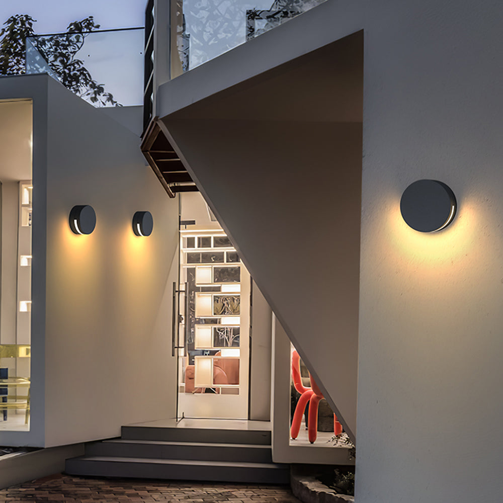 Elegant Outdoor Wall Lamp | Modern Round Glass Design with IP65 Waterproof Rating for All-Weather Durability 1