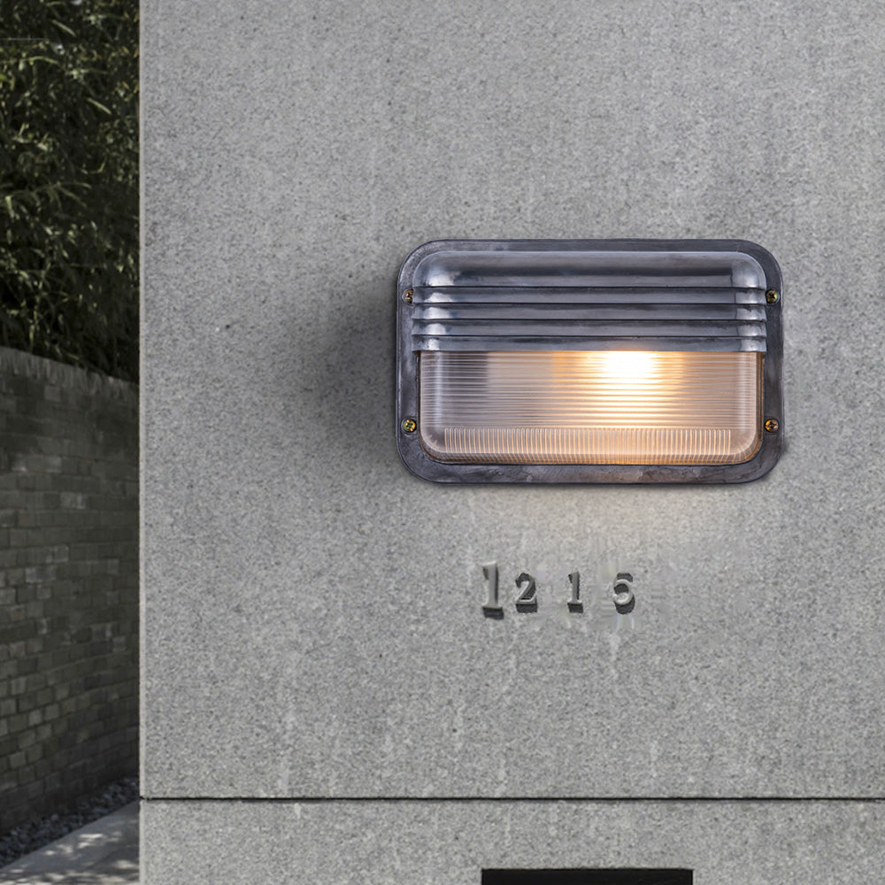 Elegant Outdoor Wall Lamp with Geometric Design & Weather Resistance | Modern Silver Finish for Enhanced Ambiance 11