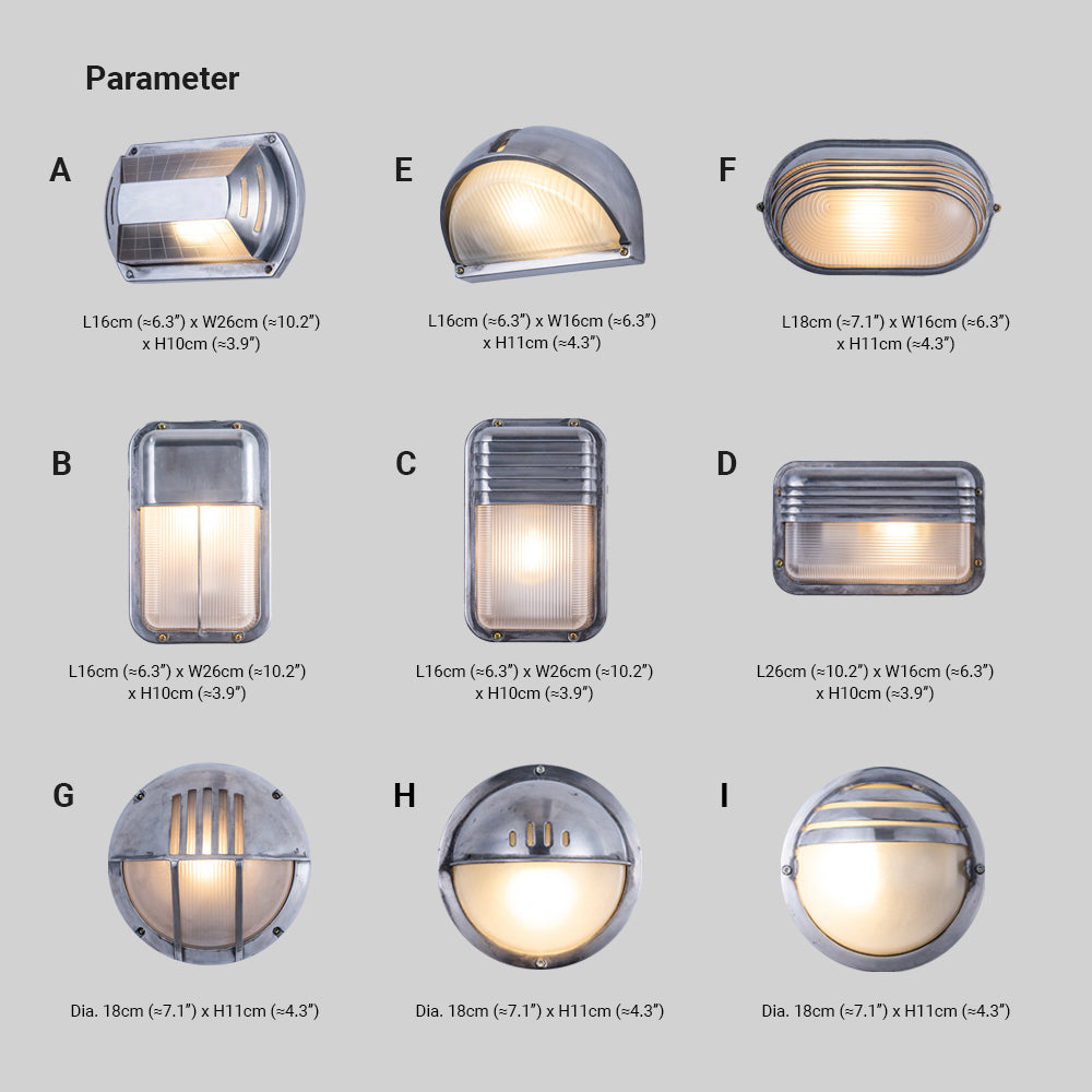 Elegant Outdoor Wall Lamp with Geometric Design & Weather Resistance | Modern Silver Finish for Enhanced Ambiance 4