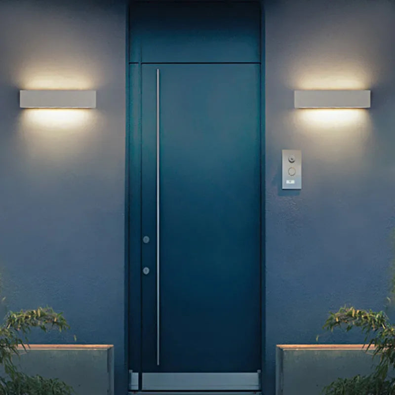 Elegant Outdoor Wall Lantern | Scandinavian Design with Durable Cement Fixture for Modern Ambience 4