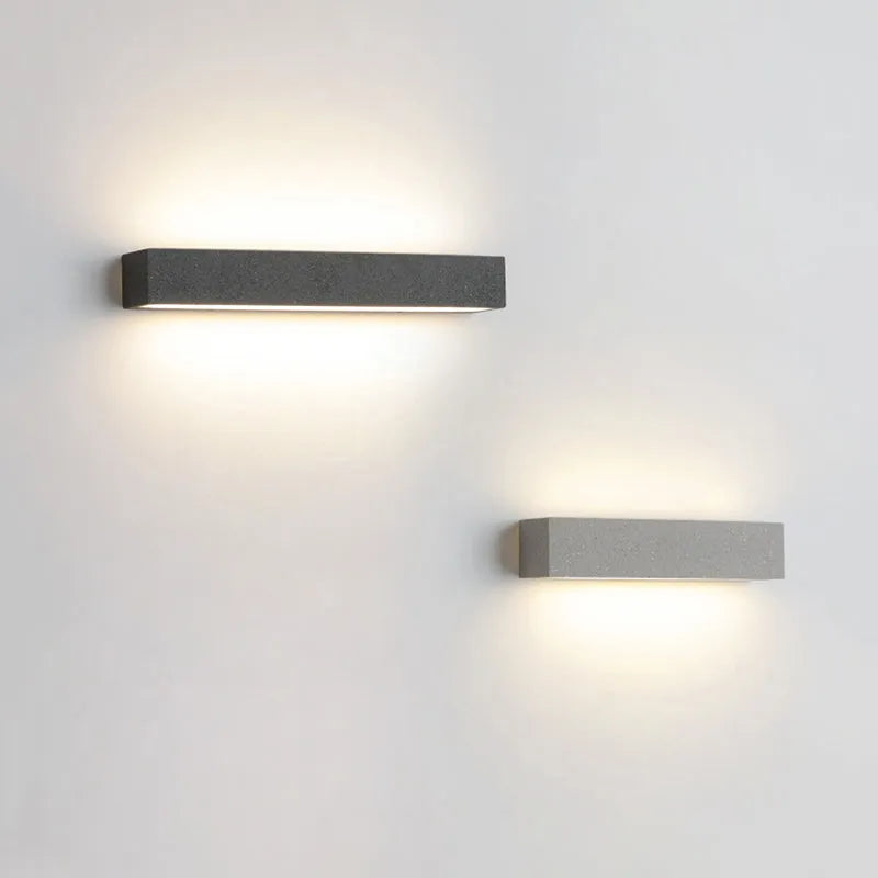 Elegant Outdoor Wall Lantern | Scandinavian Design with Durable Cement Fixture for Modern Ambience 8