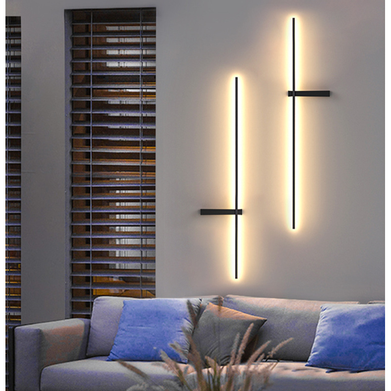Elegant Outdoor Wall Light | Modern Pillar Sconce with LED Illumination | Weather-Resistant Design for Ambiance Enhancement 0