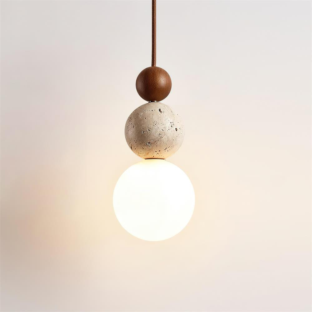 Elegant Pendant Lighting | Glass Shade with Adjustable Height | Modern Kitchen Decor for Ambiance 0
