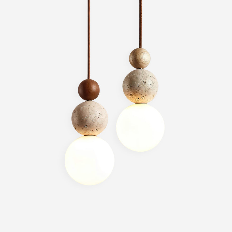 Elegant Pendant Lighting | Glass Shade with Adjustable Height | Modern Kitchen Decor for Ambiance 1