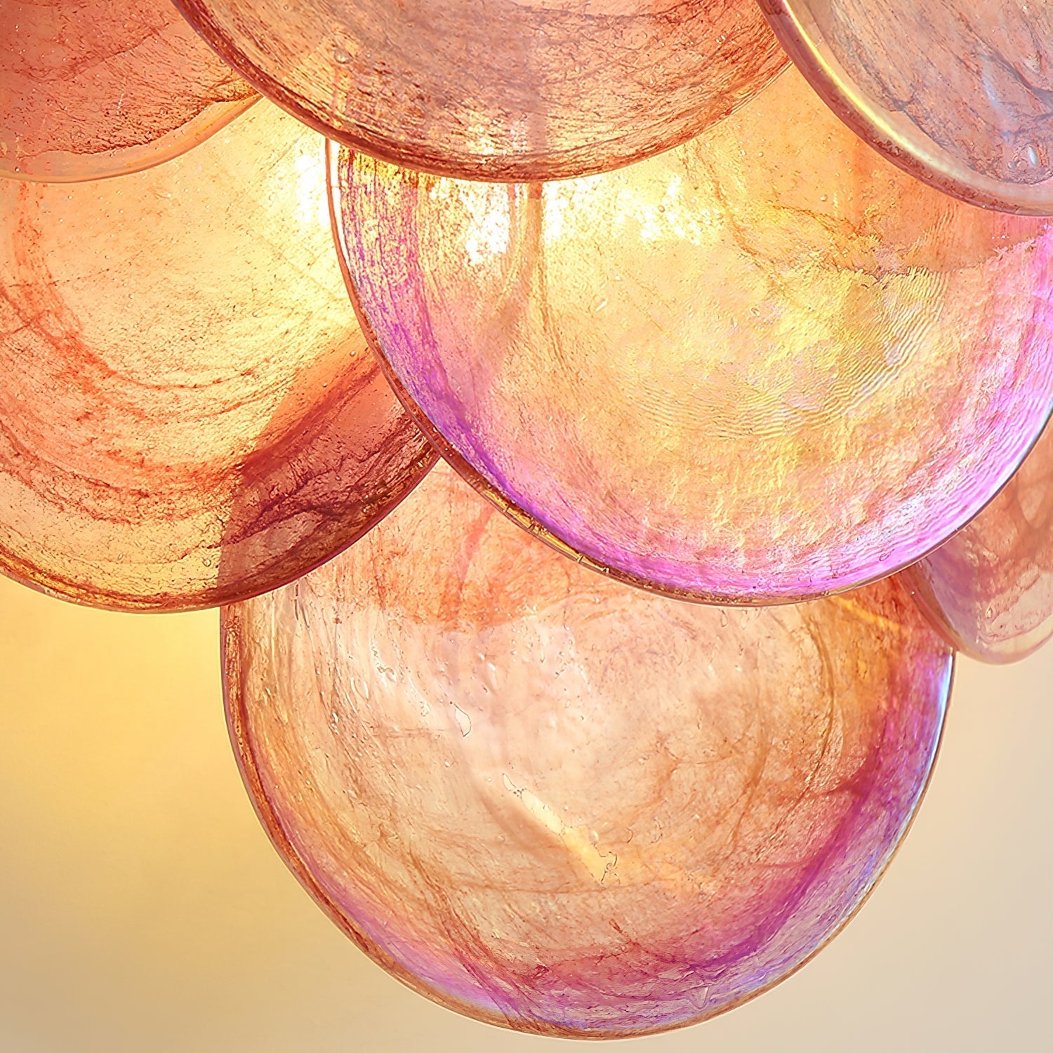Elegant Pink Capiz Shell Wall Lamp | Dimmable Design for Indoor & Outdoor Use 4