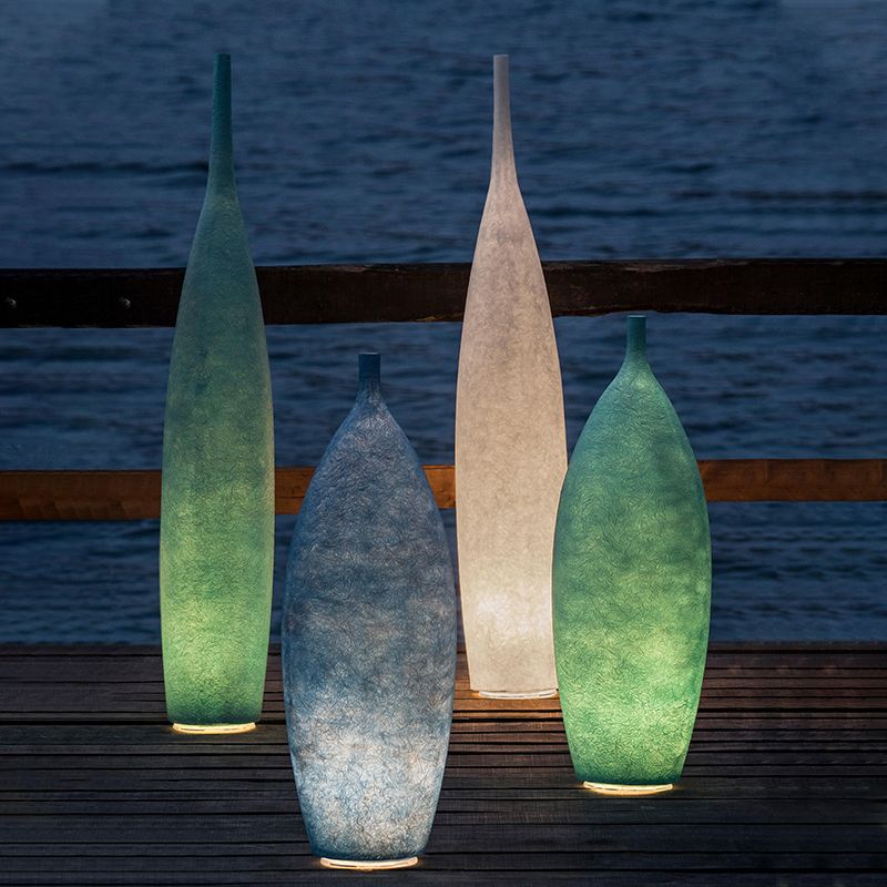 Elegant Resin Floor Lamp with LED Lights | Stylish Design for Modern Living Rooms 2