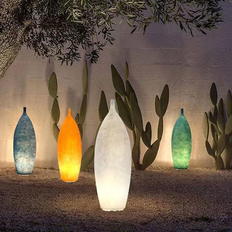 Elegant Resin Floor Lamp with LED Lights | Stylish Design for Modern Living Rooms 4