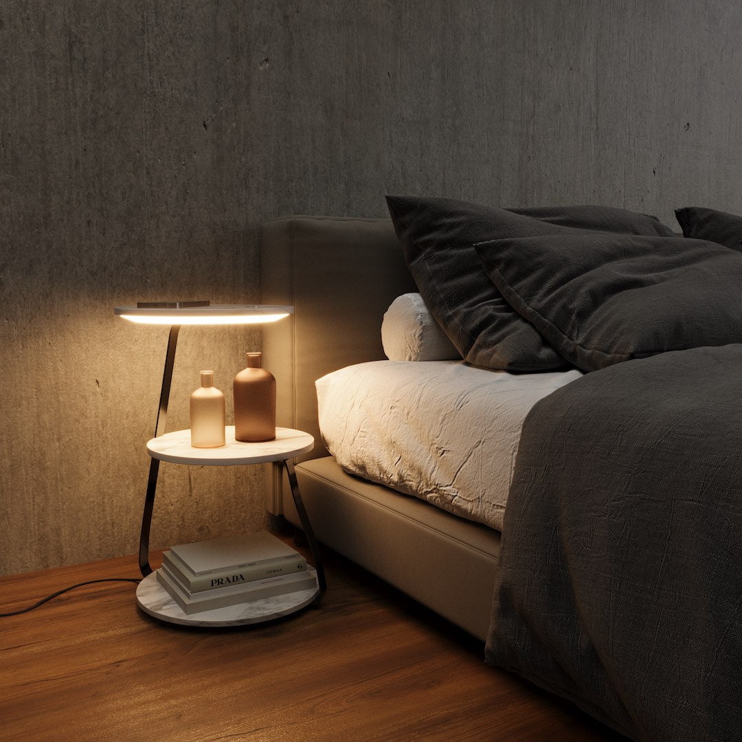 Elegant Side Table | Double-Layered Design with Durable Materials | Versatile End Table for Living Room & Bedroom 2