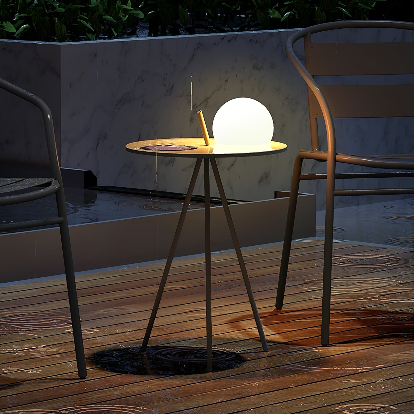 Elegant Solar Outdoor Lamp | Waterproof Tripod Design with Remote Control for Garden Ambiance 8