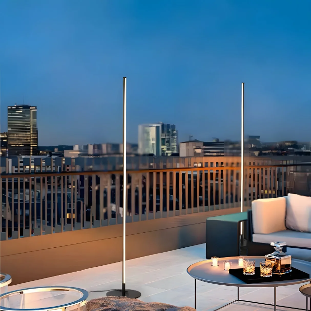 Elegant Solar Outdoor Lights | Majestic Floor Lamp with Wireless Charging | Durable Design for Patios and Gardens 5