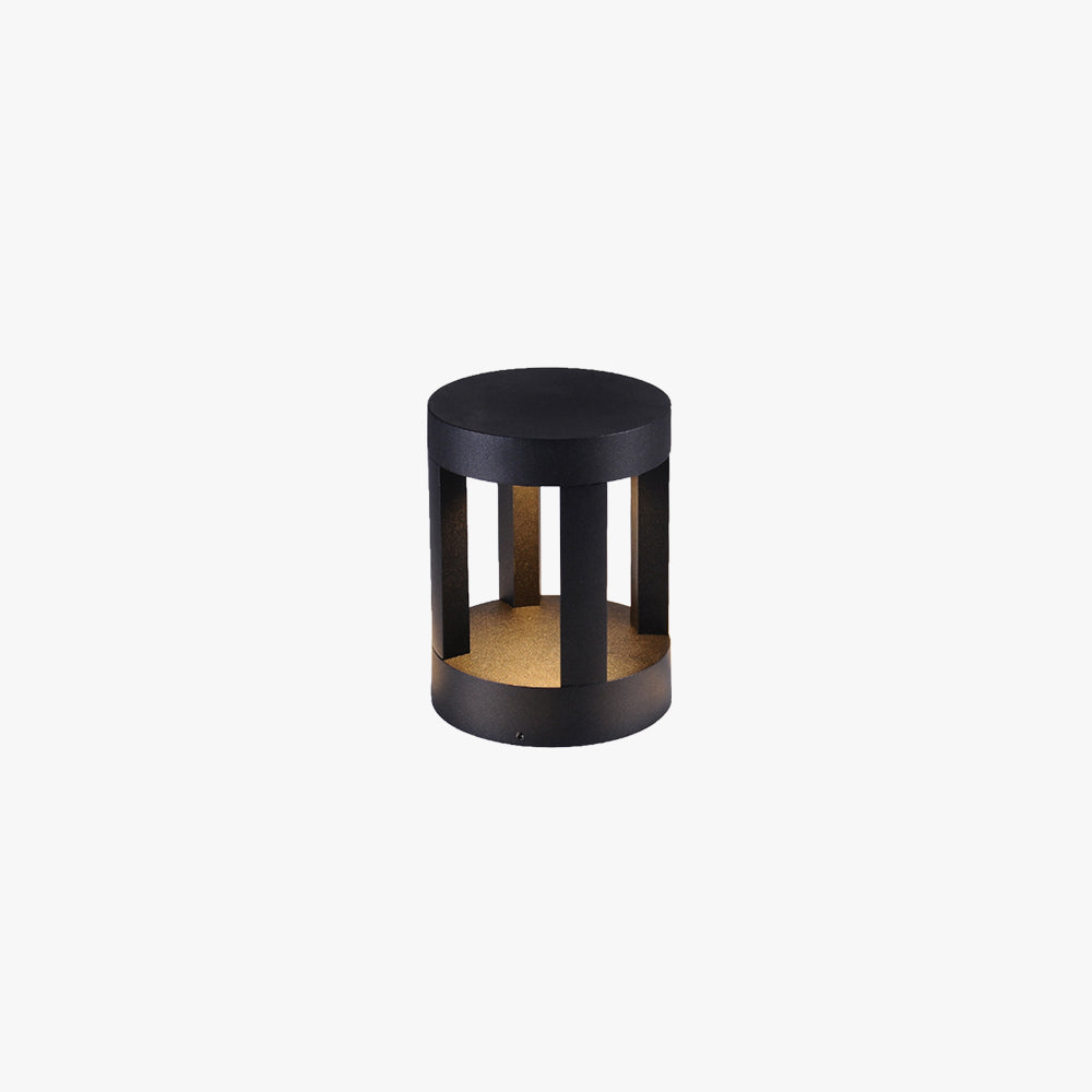 Elegant Solar Pathway Lights | Cylindrical Outdoor Light with Unique Shadow Effects for Stunning Garden Illumination 0