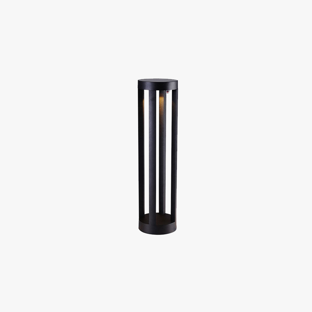 Elegant Solar Pathway Lights | Cylindrical Outdoor Light with Unique Shadow Effects for Stunning Garden Illumination 1