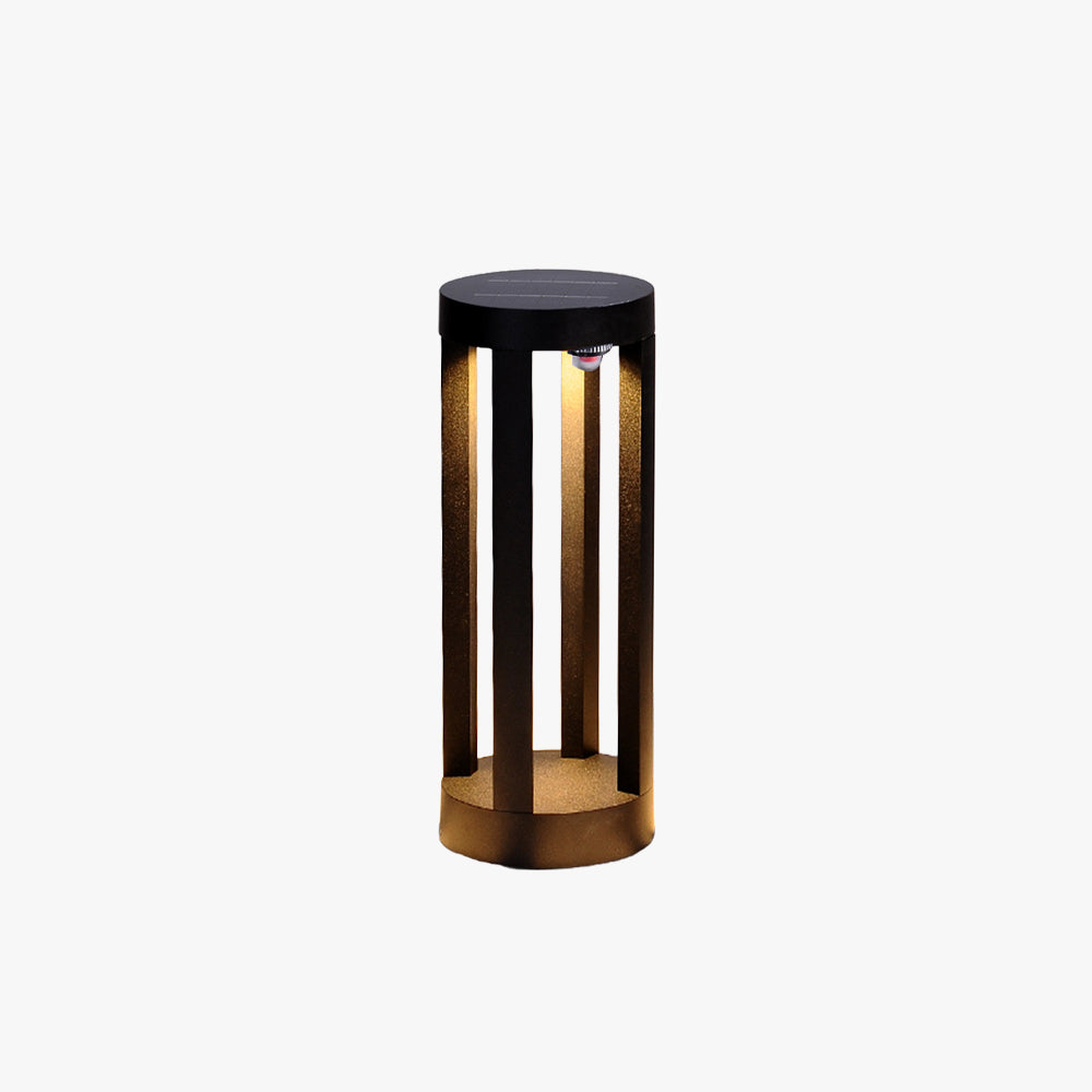 Elegant Solar Pathway Lights | Cylindrical Outdoor Light with Unique Shadow Effects for Stunning Garden Illumination 5