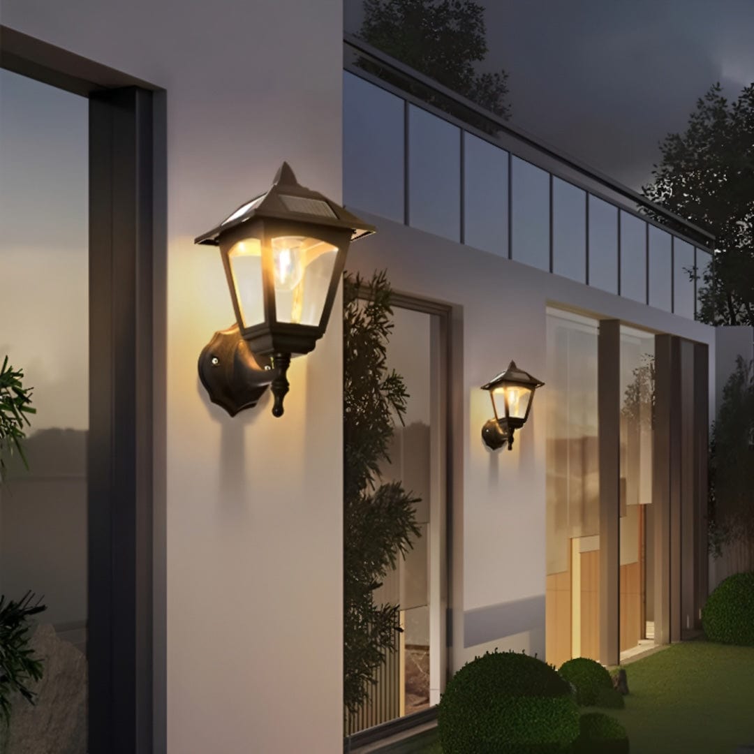 Elegant Solar Wall Lights Outdoor | Solar Powered Design with Eco-Friendly Lighting | Perfect for Outdoor Spaces 0