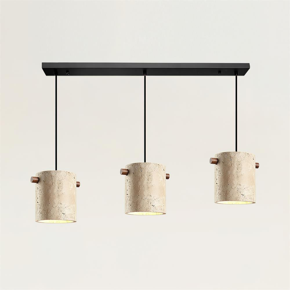 Elegant Travertine Pendant Lamp with Adjustable Height | Modern Pendant Lighting for Stylish Home Décor 6