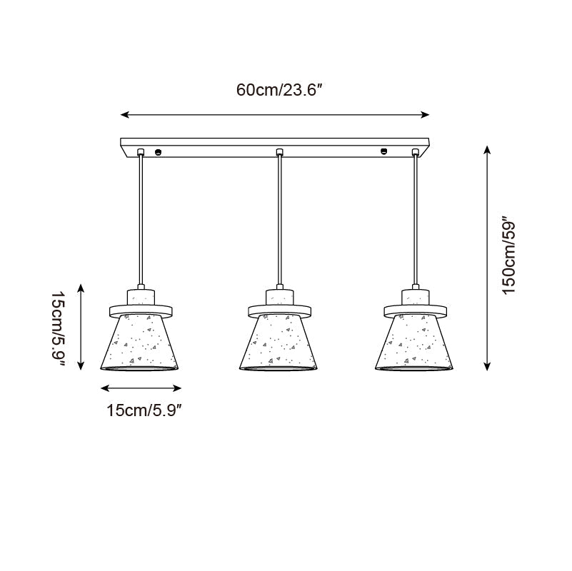 Elegant Travertine Pendant Lighting with Adjustable Height | Stylish Fixture for Modern Kitchens 8