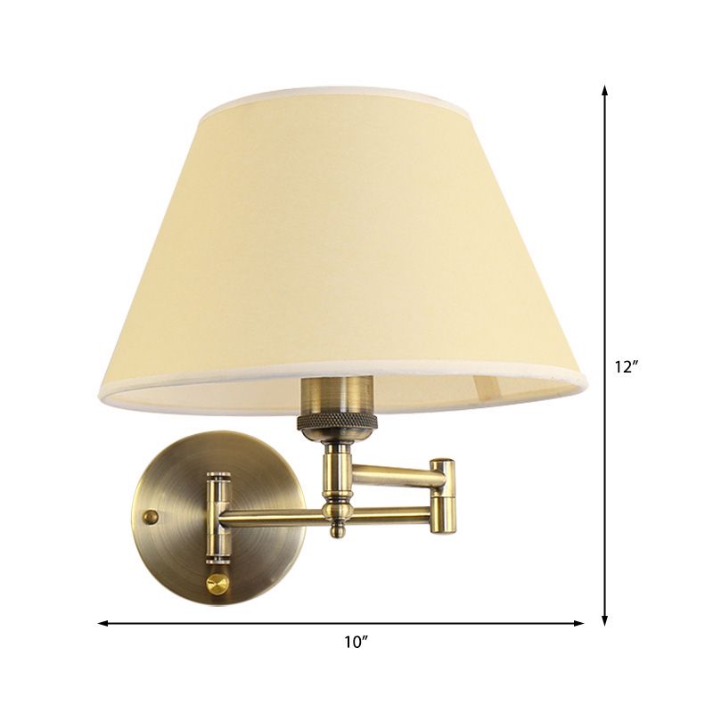 Elegant Vintage Wall Lamp with Adjustable Shade | Cozy Wall Lights for Bedrooms and Living Rooms 4