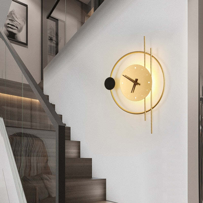 Elegant Wall Lamp | Stylish Wall Sconce Lighting with Black & Gold Finish | Cozy Atmosphere for Dining Room and Study 2
