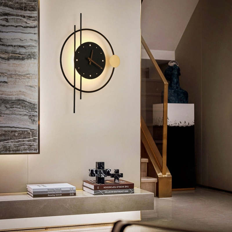 Elegant Wall Lamp | Stylish Wall Sconce Lighting with Black & Gold Finish | Cozy Atmosphere for Dining Room and Study 4