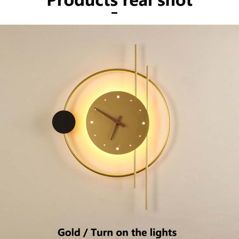 Elegant Wall Lamp | Stylish Wall Sconce Lighting with Black & Gold Finish | Cozy Atmosphere for Dining Room and Study 5
