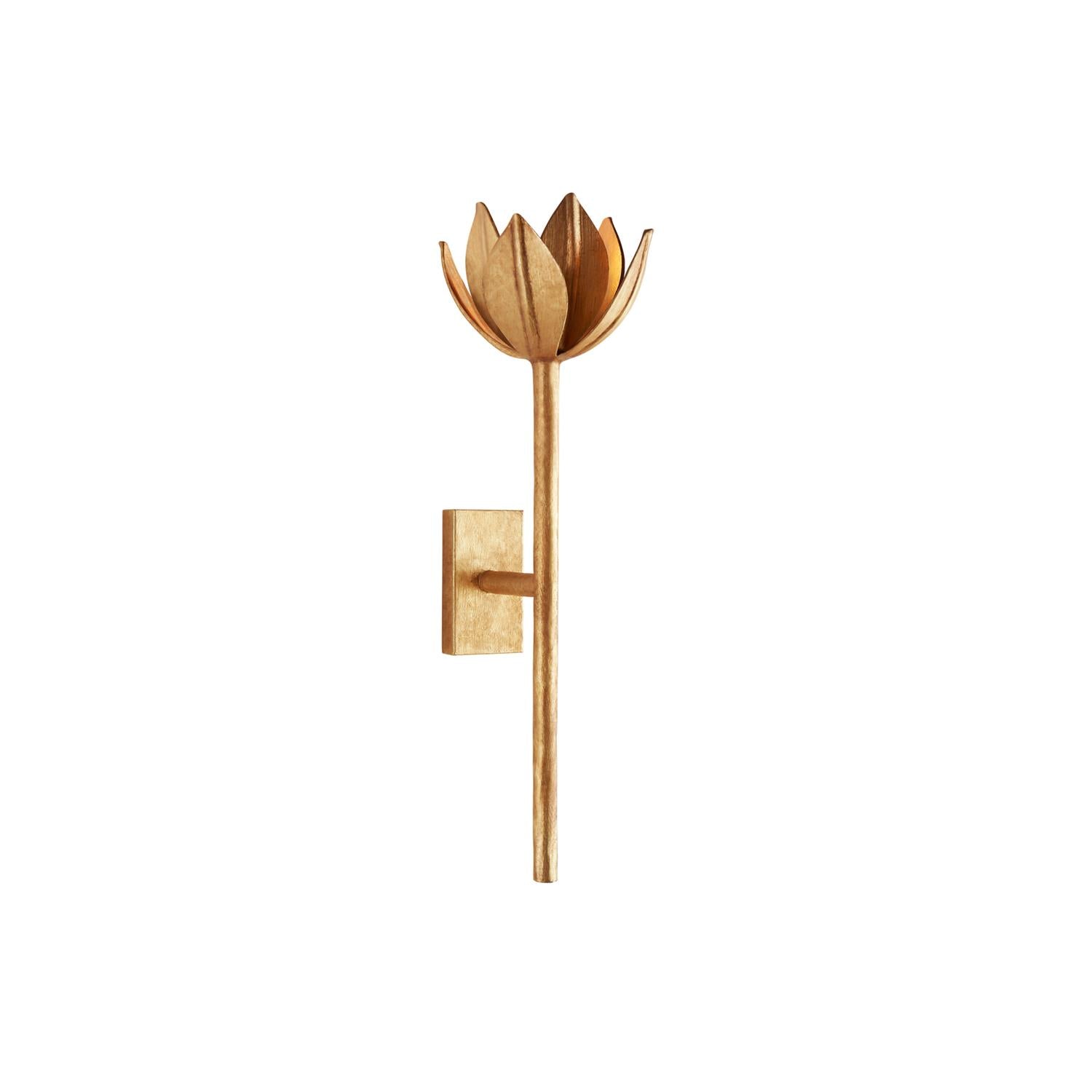 Elegant Wall Sconce Lighting with Floral Motifs & Metallic Finishes | Stylish Wall Lights Indoor for Dining and Living Rooms 2