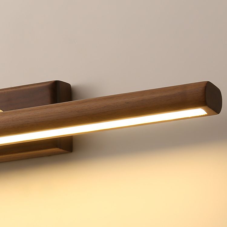 Elegant Wood Wall Lamp with Natural Light LED Bulb | Stylish Sconce Light for Modern Living Spaces 8