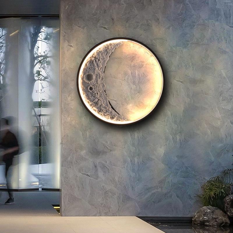 Elif Collection | Modern Moon Shape LED Outdoor Light with IP65 Waterproof Rating | Elegant Design for Outdoor Ambiance 5