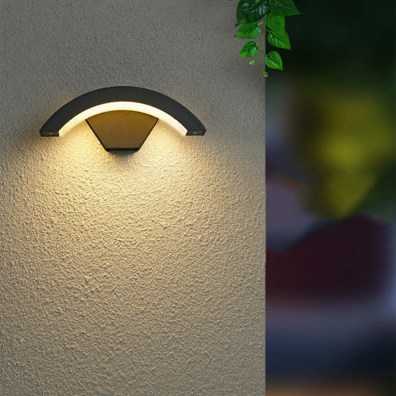 Elvon | Nordic Arc Waterproof LED Outdoor Wall Lamp with Motion Sensor | Elegant Design for Safety and Style 2