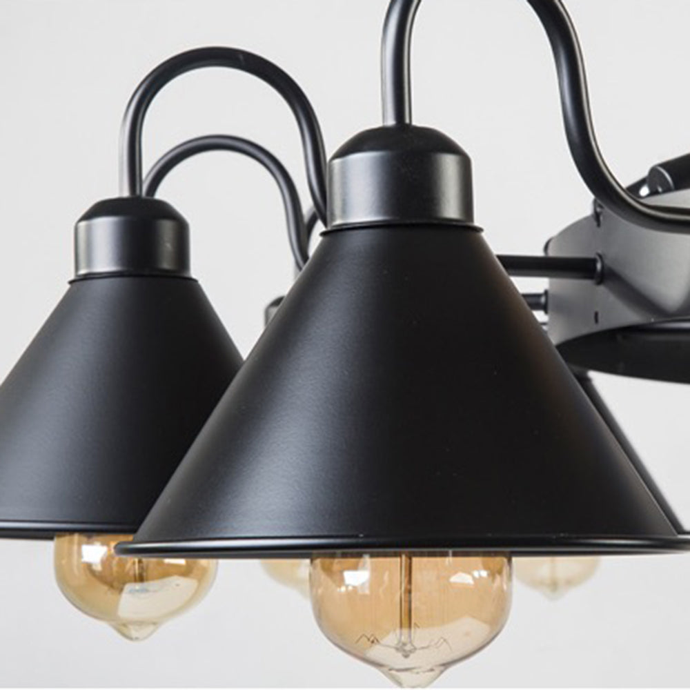 Epoch Vintage Industrial Chandelier with Rustic Rope Design | Stylish Lighting for Living Room and Bedroom 6