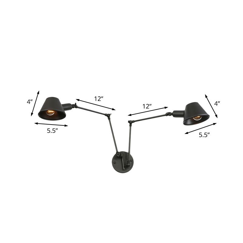 Epoch Vintage | Adjustable Wall Lamp with Industrial Design | Stylish Wall Lighting for Modern Interiors 4
