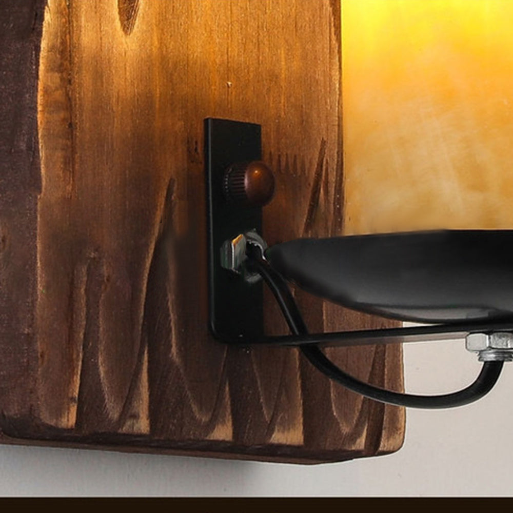 Epoch | Vintage Wall Lamp with Pine Wood & Metal Design | Elegant Wall Lights Indoor for Living Room and Bedroom 7