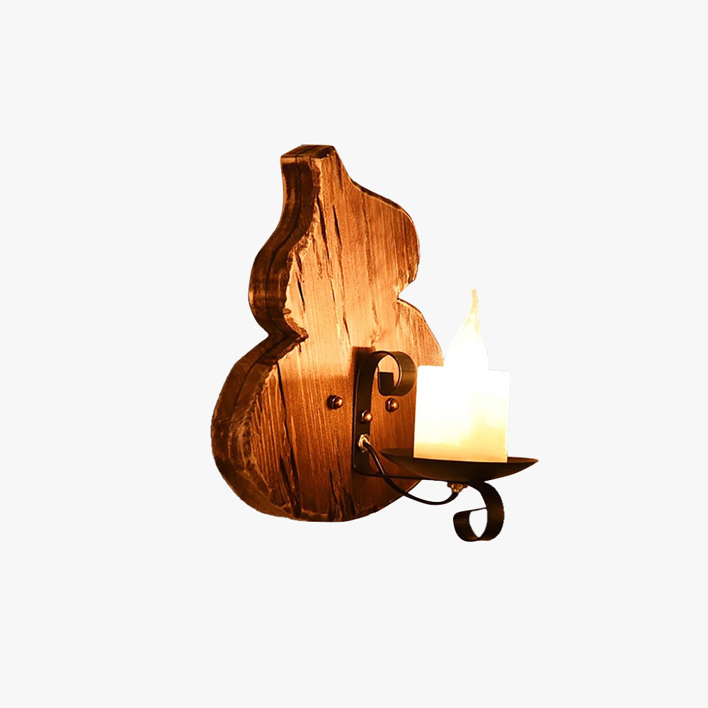 Epoch Rustic Wood Wall Sconce