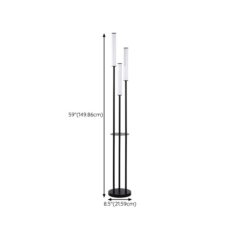 Eryn Three-Head Dimmable Floor Lamp