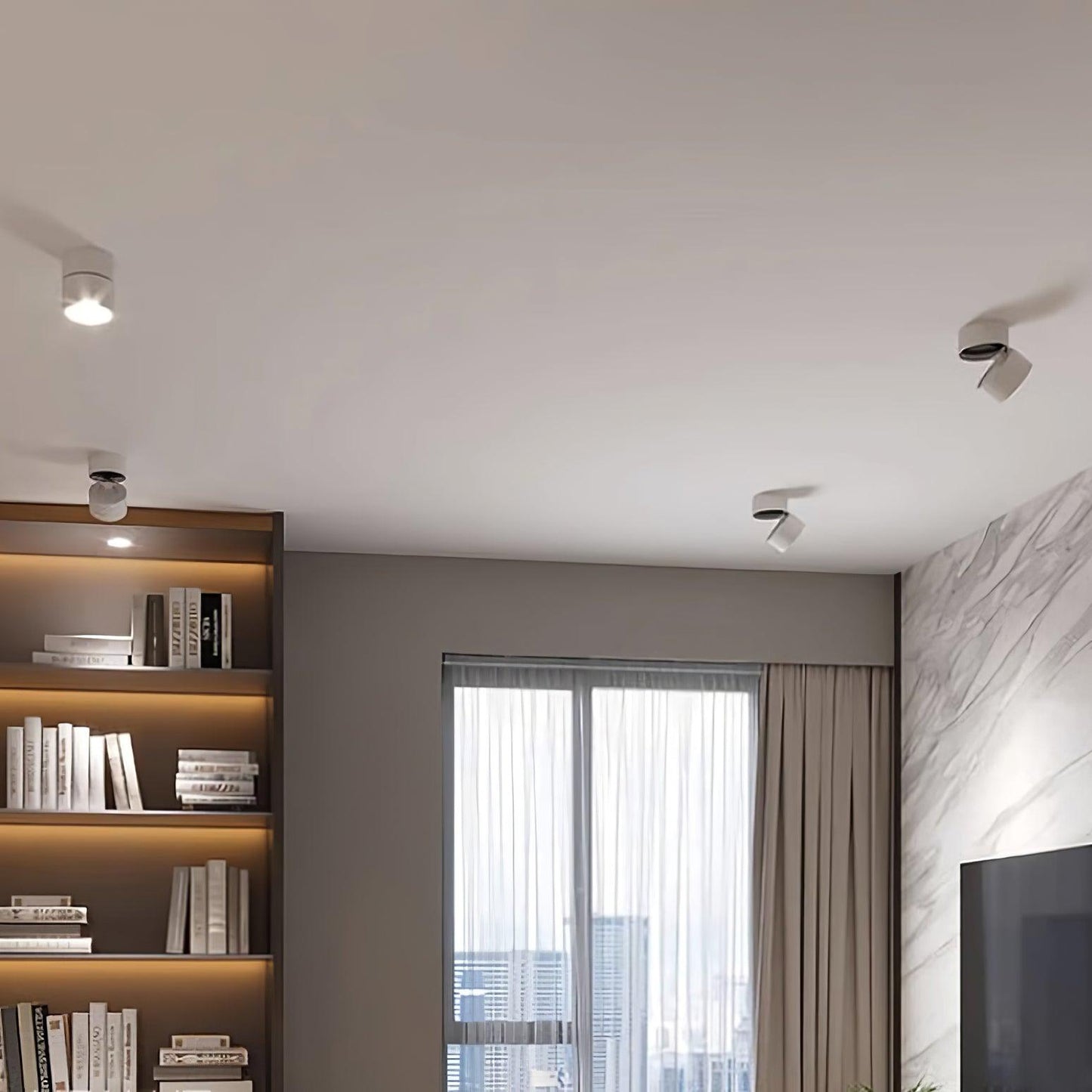 Favilla | Stylish Adjustable LED Surface Ceiling Light Fixture 2