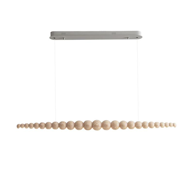 Favon Collection | Wooden Pendant Light with Warm Glow | Elegant Hanging Lights for Dining and Living Spaces 10