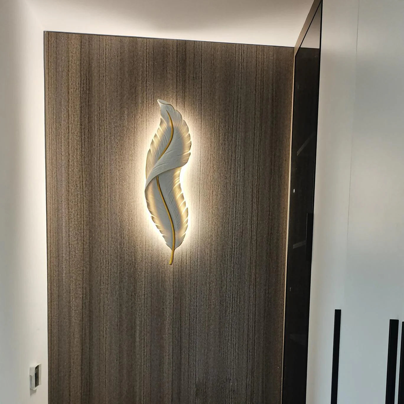 Ozawa Natural LED Resin Wall Lamp Dining Room Bedroom