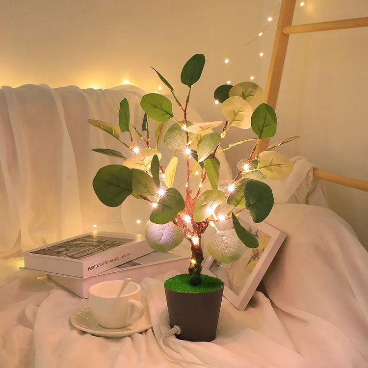 Festive Elegance | Christmas Branch LED Night Light with USB Power | Charming Decor for Cozy Ambiance 0