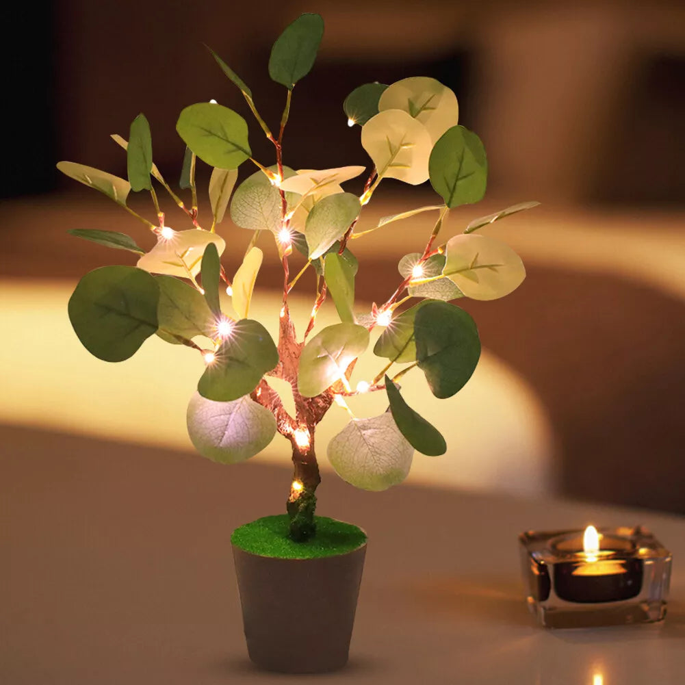 Festive Elegance | Christmas Branch LED Night Light with USB Power | Charming Decor for Cozy Ambiance 2