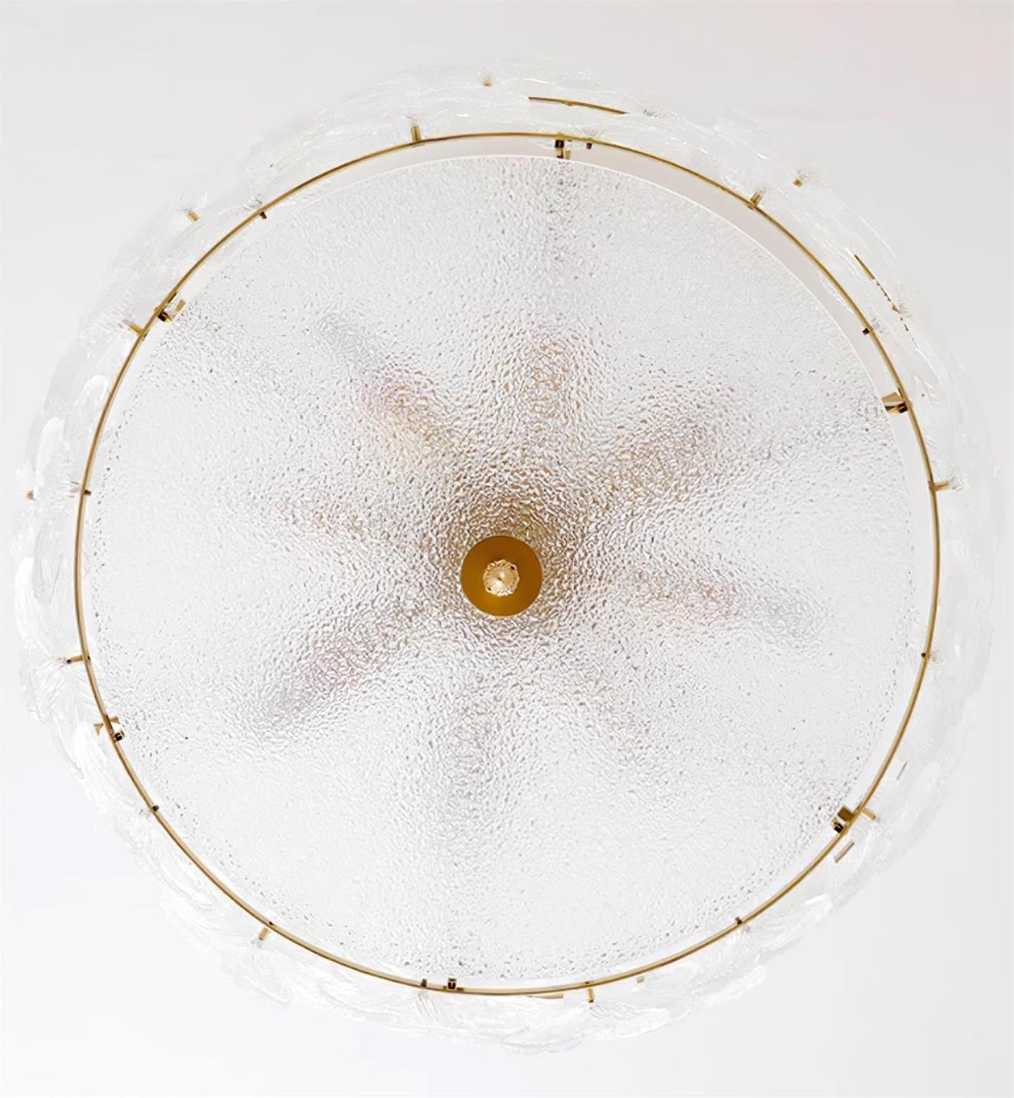 Fionel | Ceiling Light Fixture with Brass Canopy & Clear Glass Design | Elegant Illumination for Any Space 5