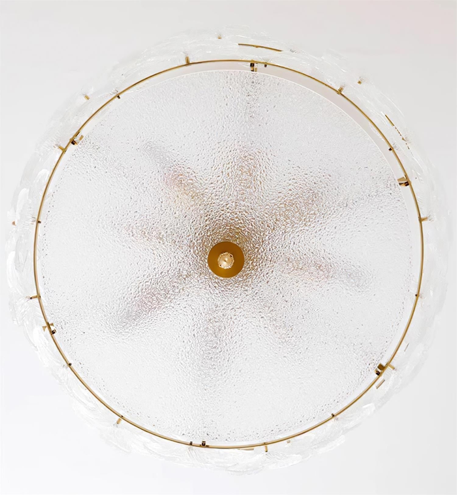 Fionel | Ceiling Light Fixture with Brass Canopy & Clear Glass Design | Elegant Illumination for Any Space 5