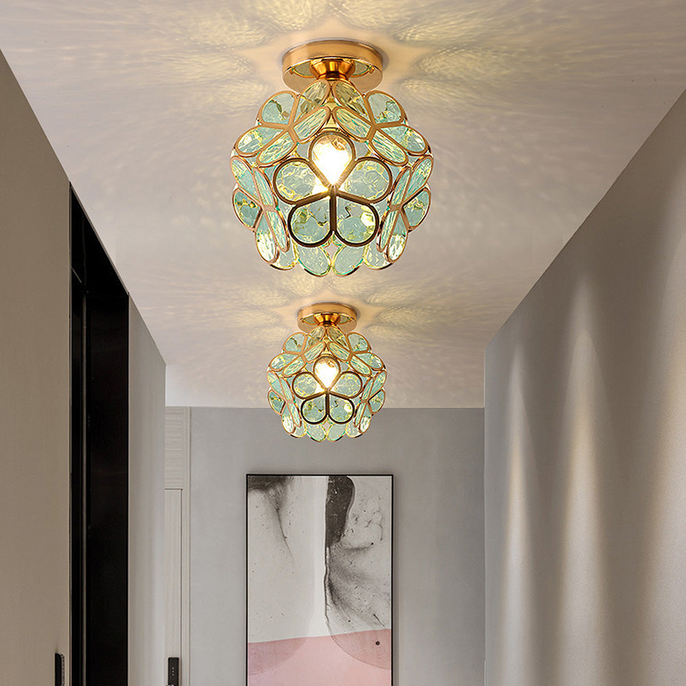 FloraGlow | Whimsical Elegant Flush Mount Ceiling Light Fixture 0