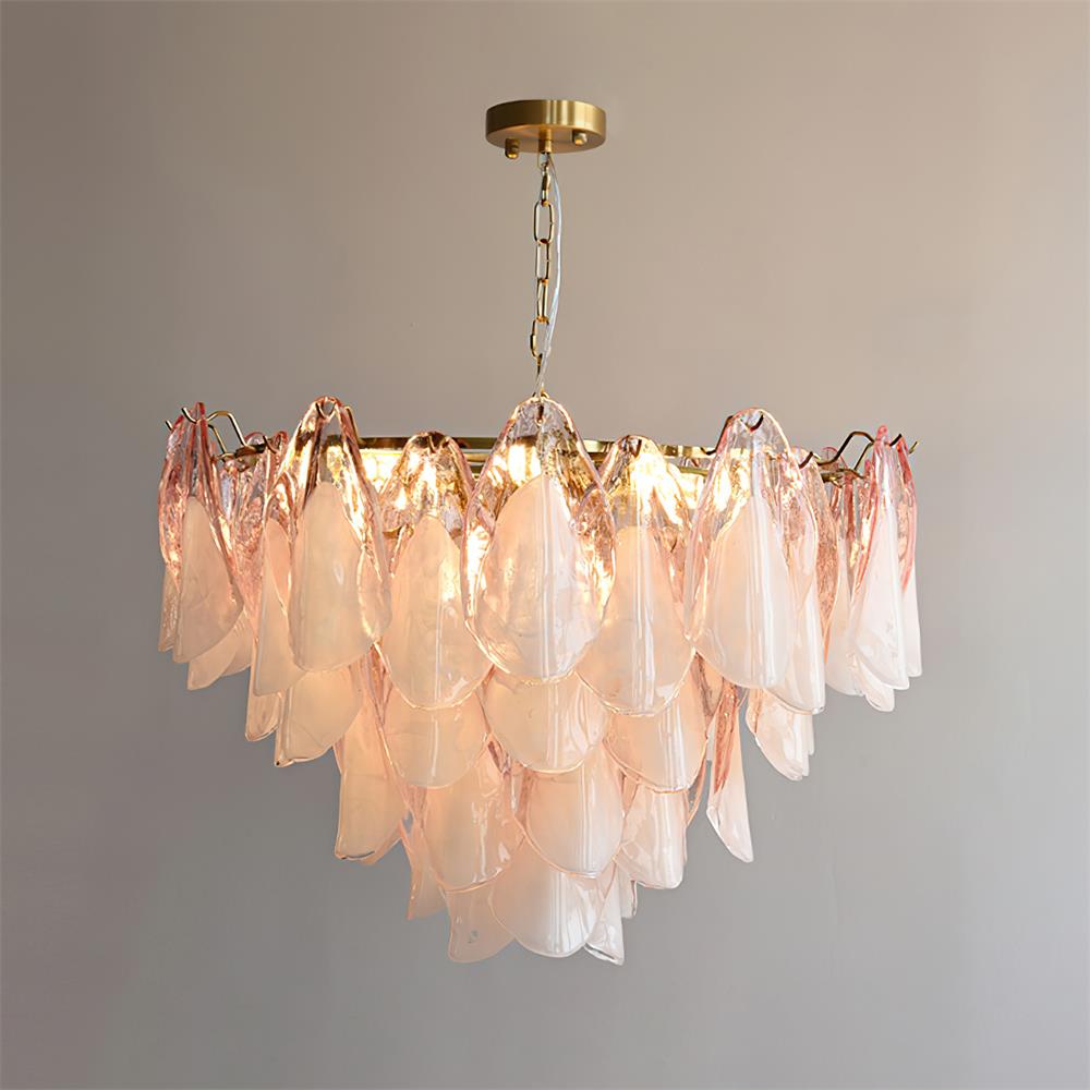 Fuchsia Chandelier - Pink 31.4in