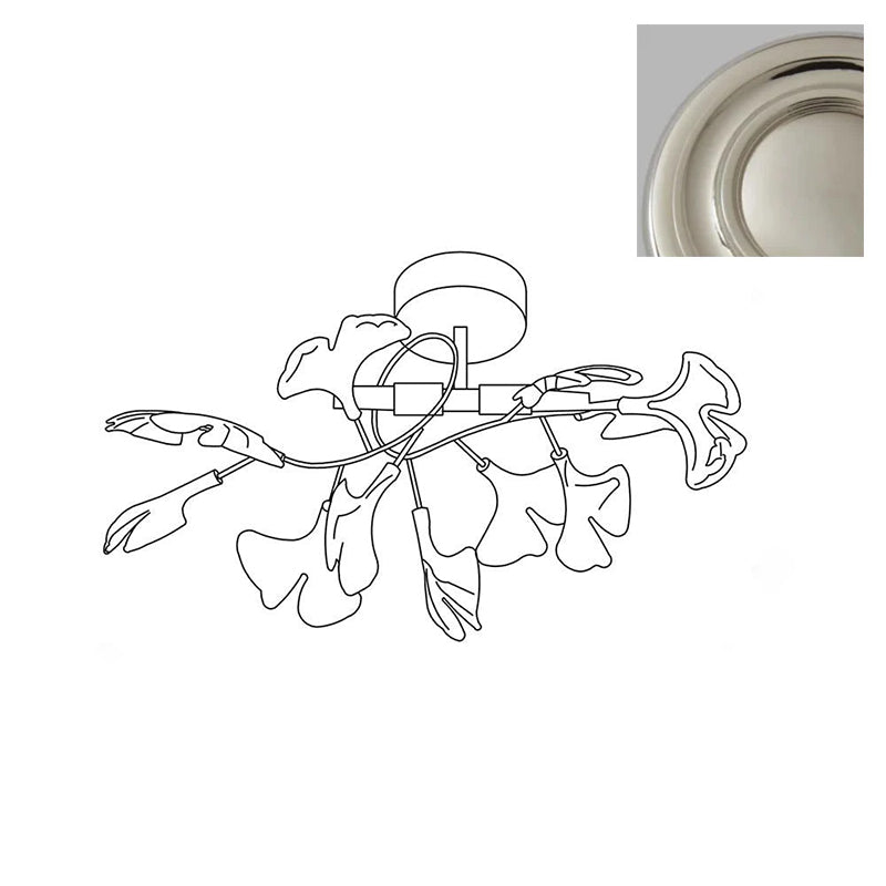 Callenne Ceiling Light - Nickel, small